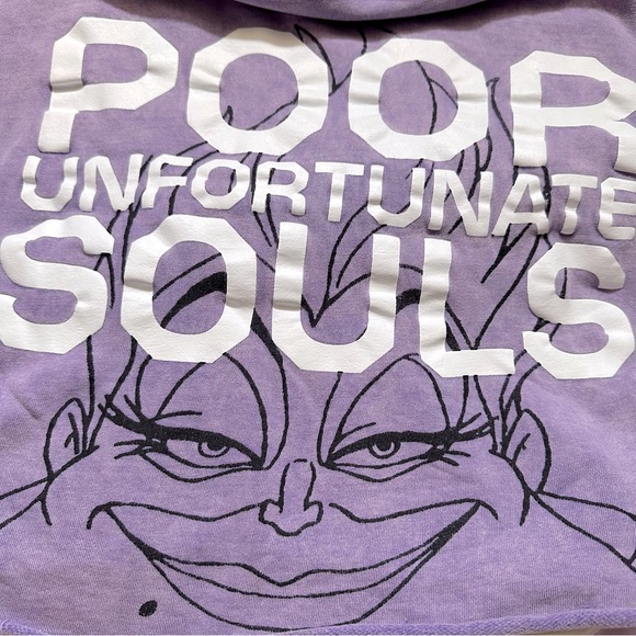 Disney Ursula Cropped Hoodie - Picture 3 of 5